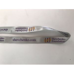 Print Polyester popular Silk Screen Lanyards Promotion gifts use