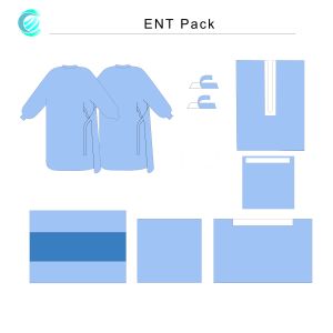 SMMS Sterile Disposable Ent Surgical Packs Kits Single Use With CE ISO