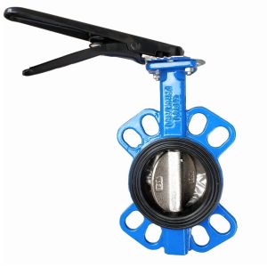 Ductile iron 150LB lug butterfly valve with pin