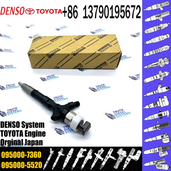 Common Rail Injector 095000-7360 095000-6870 095000-5890 095000-5891 for 1KD 2KD Diesel Nozzle Assembly High Quality