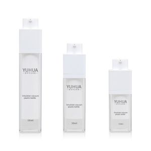 Liquid Foundation Dispenser PET Plastic Bottle Transparent Double Wall 15ml 30ml