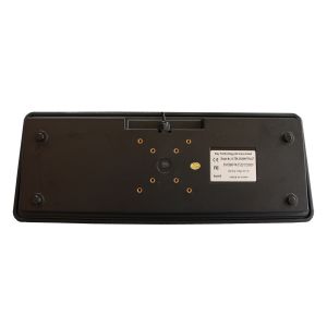 Dynamic Sealed Silicone Industrial Keyboard 30mA For Ruggedized Computer