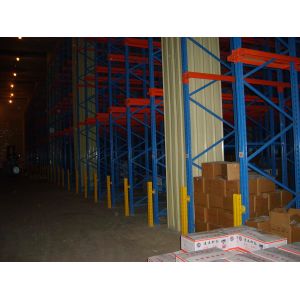Customized Warehouse Drive In Drive Through Racking System For Cold Storage