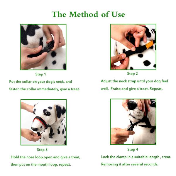 Multifuction Nylon Dog Leash , Comfortable Dog Head Leash With Padded Leather