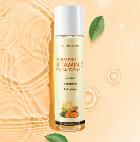 OEM Private Label Turmeric Whitening Hydrating Face Toner Improve Blemishes Dark