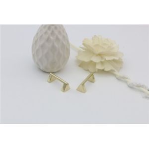 Purse bag accessories light gold 20 mm arch screw button bridge metal buckle for