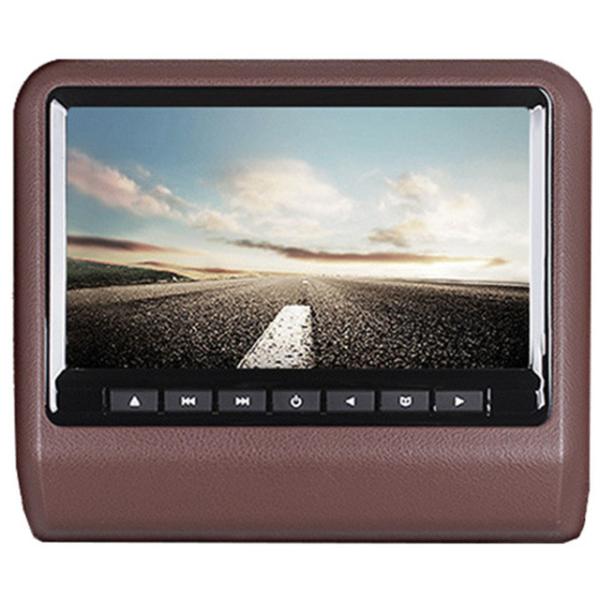 Quality 9 Inch TFT LED Car Pillow Monitors ABS Material Type 500 / 1 Contrast Ratio for sale