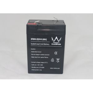 Wholesale Champion Rechargeable F187 4AH 6V Lead Acid Battery 6FM4 For Emergency Lights from china suppliers