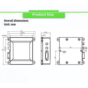 Inertial Navigation System with Speed Accuracy of 0.1m/s and UNIVO UBTM207Y Gyro