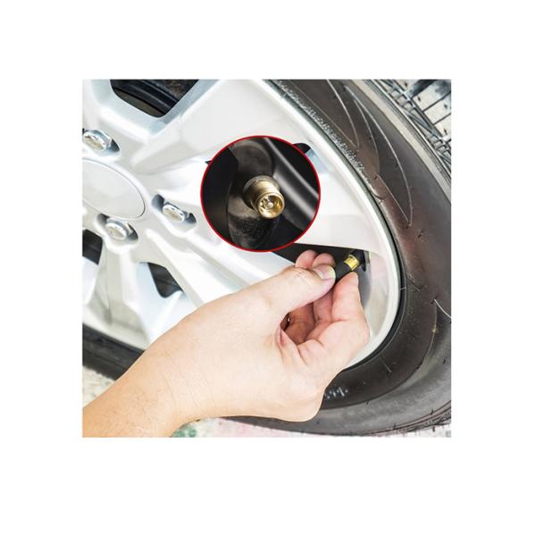 65PSI Aluminum Tire Stems , Snap In Tire Valve With Aluminum Stems Customized