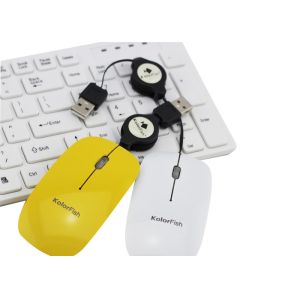 Super Long Working life , Ransparent Shell 800 DPI Optical Computer Wired Mouse