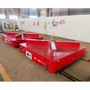 Wholesale Heavy Load Remote Control 10 Tons Steel Pipe Electric Transfer Cart from china suppliers