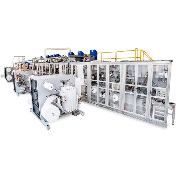 Advanced Baby Diaper Making Machine with Packaging System Easy Operation