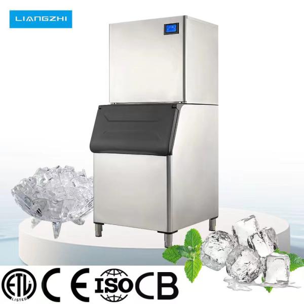 Quality 220lbs 24 Hours LZ-500 Custom Ice Cube Maker Machine in Henan with 149 KG Ice Storage for sale