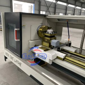 CAK6163 Flat Bed CNC Lathe Machine Automatic