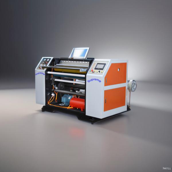 Auto PLC 0.5inch Rewinding Slitter And Rewinder Machinery Thermal/Bond/Cash Register/Fax/POS/ATM Paper Small Ribbon Roll