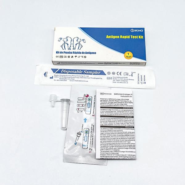 OEM ODM Rapid Antigen Test Kit Nasal Swab / Throat Swab Medical Diagnostic