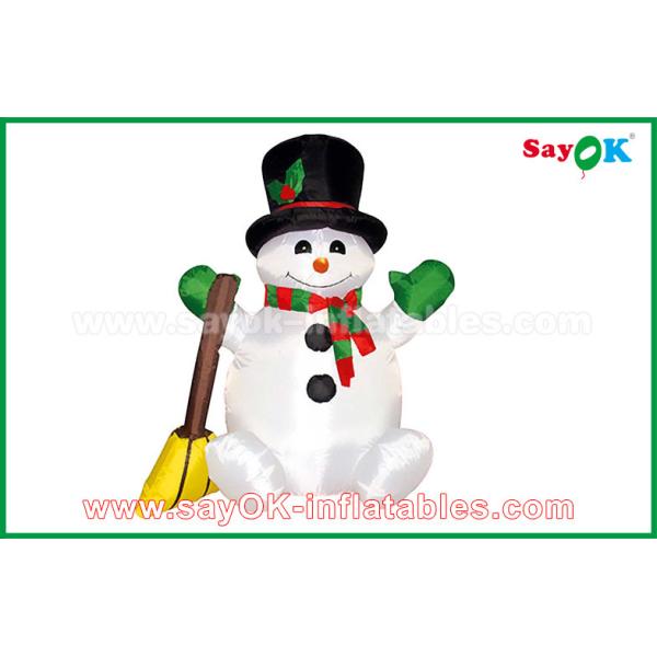 210 D Oxfor Cloth Christmas Snowman Inflatable Holiday Decorations customized