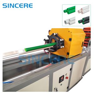 65mm Screw Plastic PP PPR PE PVC Pipe Extruder Machine Tube Extrusion Line ODM