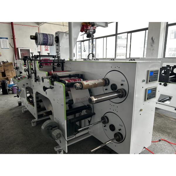 Semi Automatic 2 Color Flexo Label Printing Machine 320mm 80m / minute