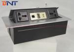 Flexible Replaceable Desk Pop Up Sockets , Multi function Table Pop Up Outlets