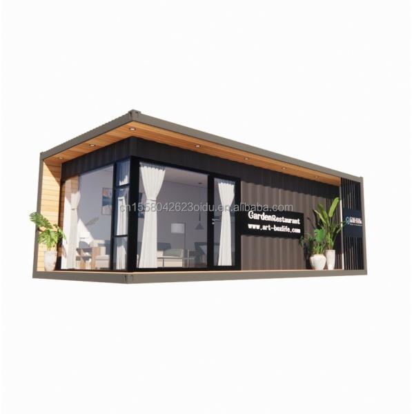 Quality 30ft Portable Wooden Container House Durable Steel Structure for Marine Applications for sale