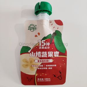 Food Packaging Spouted Liquid Stand Up Pouches Corner Spout Bag Eco Friendly