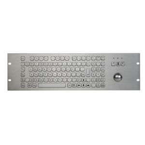 Wholesale 1U Industrial Metal Keyboard With Trackball Numeric FN Keys Waterproof from china suppliers