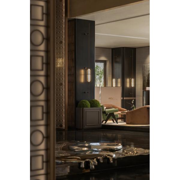 Melting Clock Art Creation Metal Sculpture With Ceiling Hanging Design For Hotel