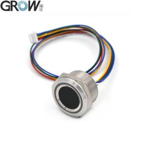 China GROW R503-M22 Round RGB Ring Indicator LED Control DC3.3V 200 Capacity SH1.0-6pin Capacitive Fingerprint Module Sensor Scanner on sale