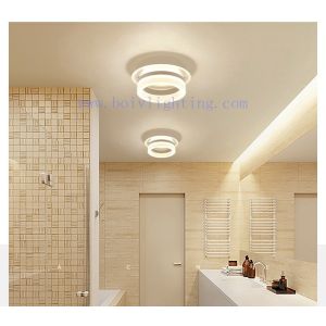 BOIV Simple Ganway Veranda Ceiling Lamp Acrylic White Color 200*200*90MM