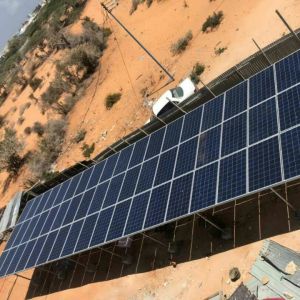 Wholesale JNTECH 22kW Hybrid Deep Well Solar Water Pump System With AC Power Pack from china suppliers