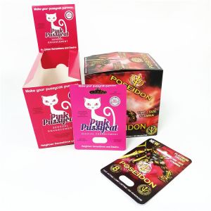 Insert Card Bullet Poseidon Slide Blister Packaging Box CMYK