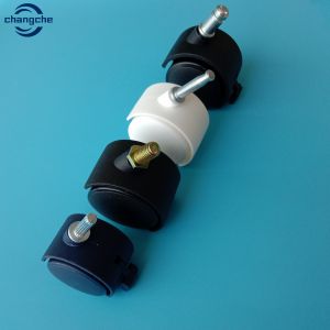 China 40mm Swivel Castor Wheels With 8x21mm Stem Brake on sale