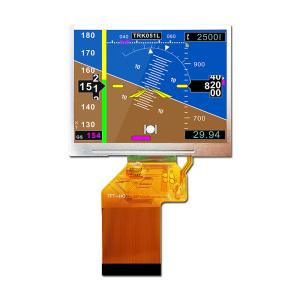 China Practical 24 BIT SPI Touch Screen , 3.5 Inch 320x240 RGB TFT Display TFT-H035A1QVIST6N54 on sale