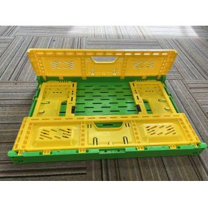 PP Vegetable Packing Plastic Moving Box Containers Crate Stackable Foldable