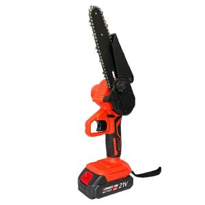 6 Inch 21V Handheld Branch Electric Mini Chainsaw Garden Tools