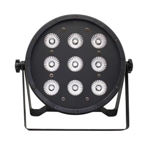 Free shipping Guangzhou 9*10W 8 Channel DMX RGBW 4 in 1 Cheap Slim LED Par Light