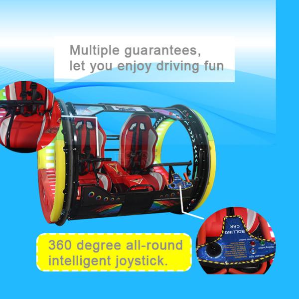 360 Degree Amusement Park Rolling Car Double Players Le Bar Electric Leswing Happy Car