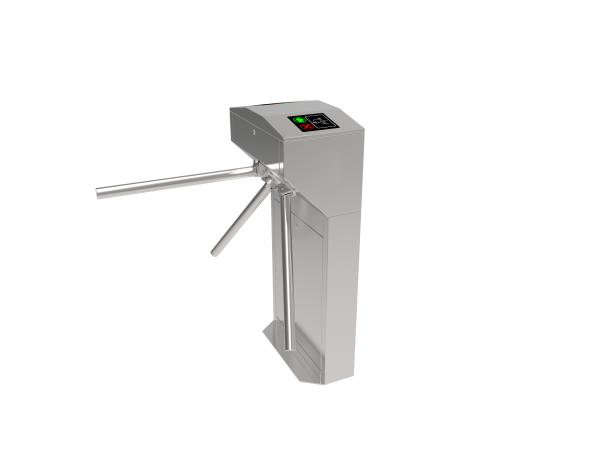 Quality RFID Vertical Tripod Access Control Turnstile Gate Intelligent 3 Arm With Sensor for sale