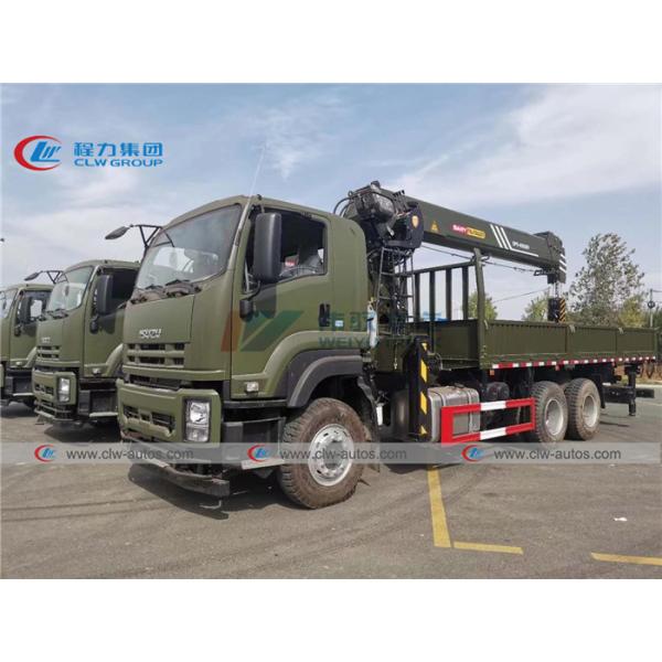 ISUZU 6x4 Truck Mounted 16 Tons Palfinger Telescopic Boom Crane