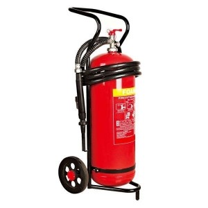 50 kg Trolley Wheeled Dry Powder Fire Extinguisher Test Pressure 25 Bar For
