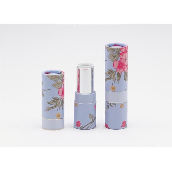 3.5g PP Purple Empty Lipstick Tube Packaging Convenient