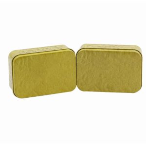 Wholesale Large Printed Metal Rectangular Tin Cans With Bottom Rolled In Edge from china suppliers