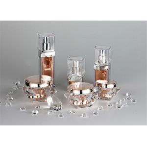 Wholesale The inner gallbladder gold cover transparent material PMMA Empty Makeup Containers from china suppliers