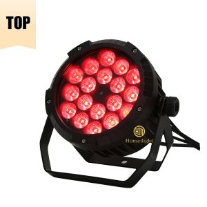 18*18W 6 In 1 Flat Par LED Lights , Par LED RGBWAUV 5000 Lumens For Wedding