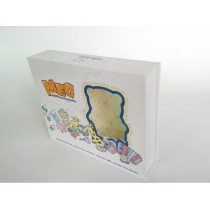 Coated Paper Electronics Packaging Box, Glossy Lamination Customized Rigid Gift