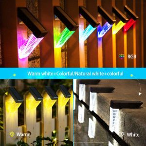 Solar Sensor Deck Light Outdoor LED Stairway Lamp IP65 Waterproof CRI Ra 70 for