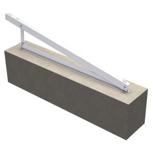 AL 6005-T5 Flat Roof Solar Panel Racking Systems With Tripod Construction