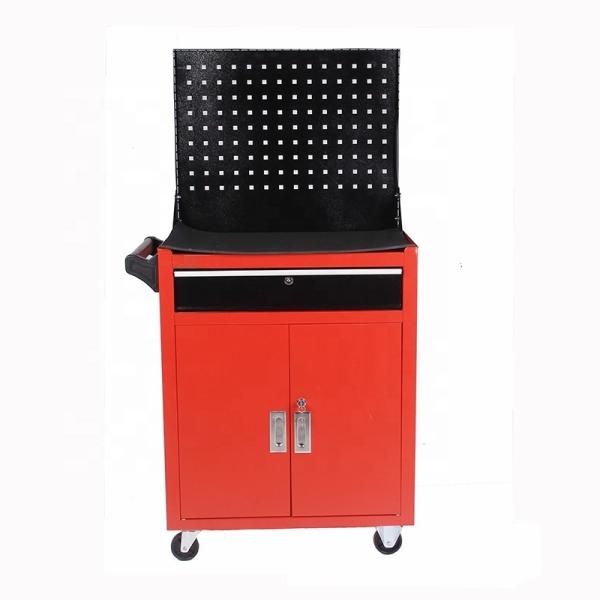 Quality Back Board PP Wheel Heavy Duty 810mm Tool Trolley On Wheels for sale
